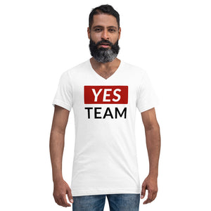 Yes team | Men's V-Neck T-Shirt