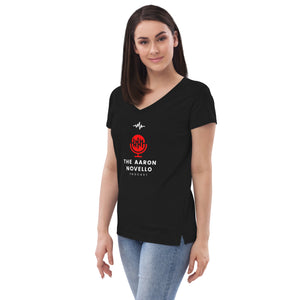 The Aaron Novello Podcast | Women’s Recycled V-Neck T-Shirt