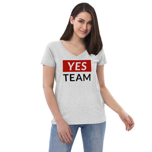 Yes team | Women's V-Neck T-Shirt